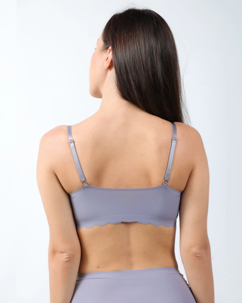 JAGS Bonded Bra - Sea Grey