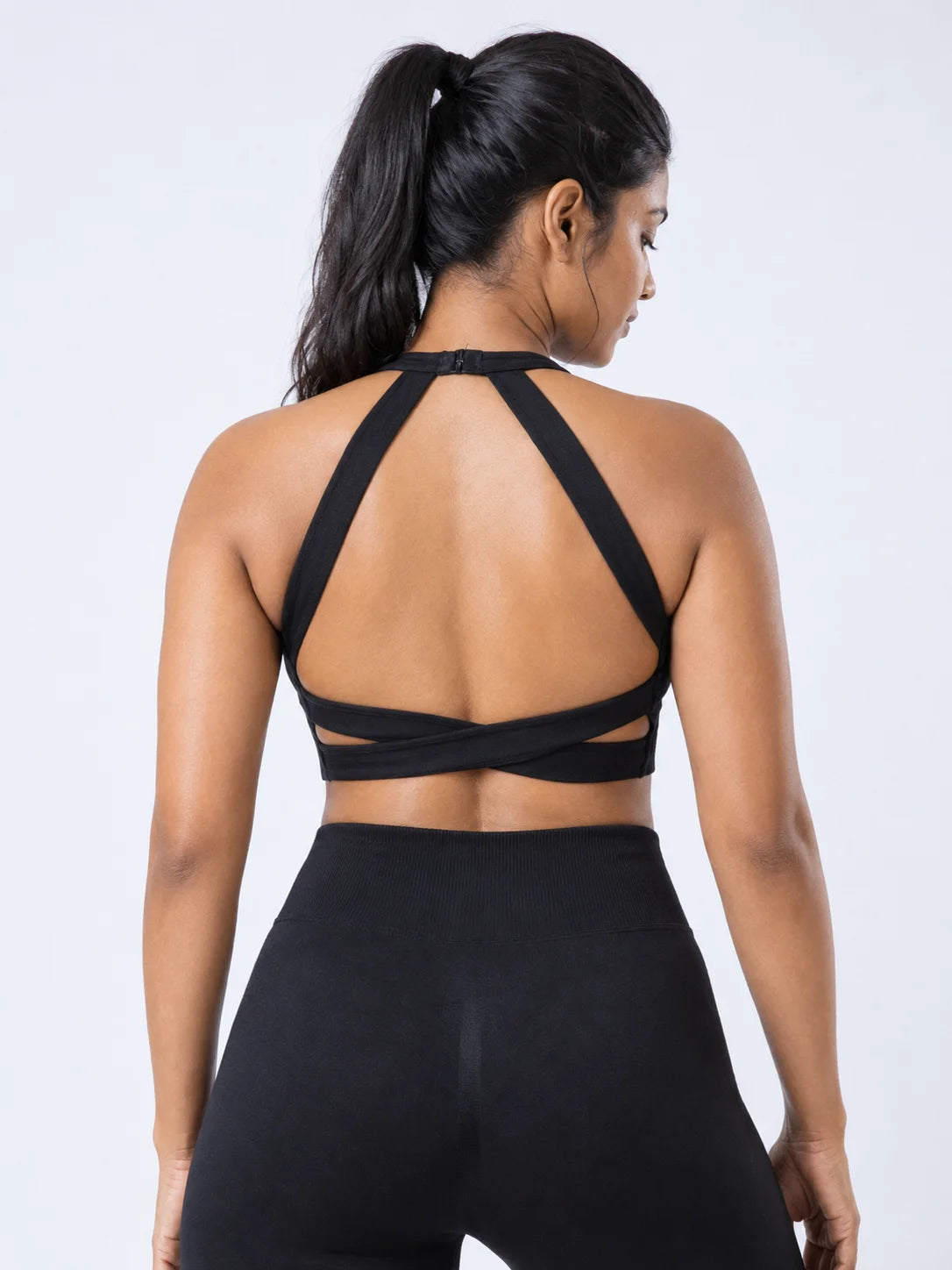 CrossForm Elegance Seamless Sports Bra - Heavy Support