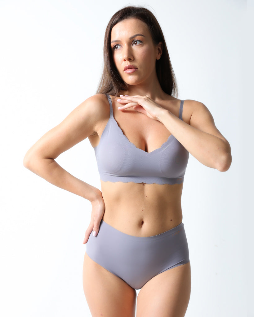 JAGS Bonded Bra - Sea Grey