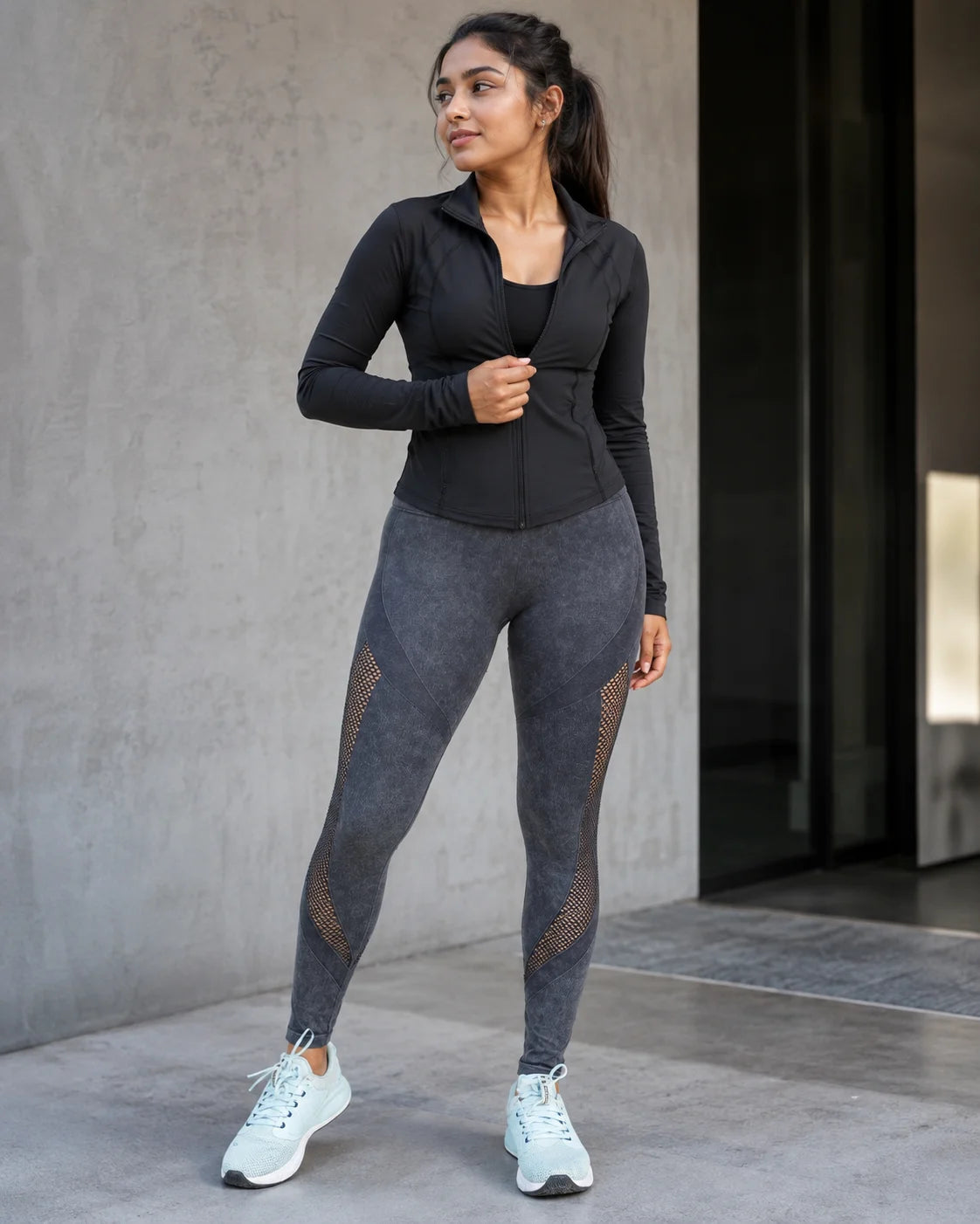 MeshTone Seamless Sculptor Leggings - Breathe, Stretch, and Shape