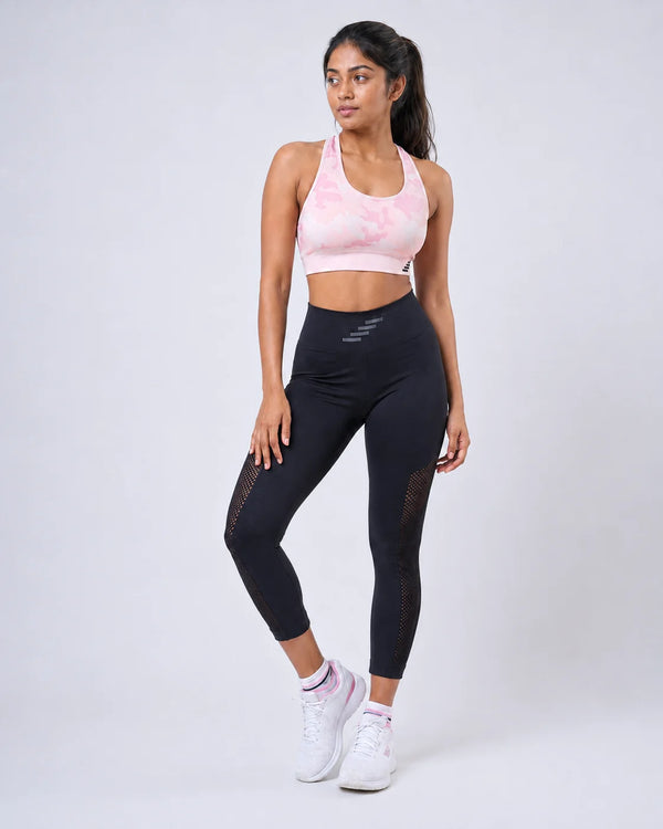 Blush Camo Performance Sports Bra