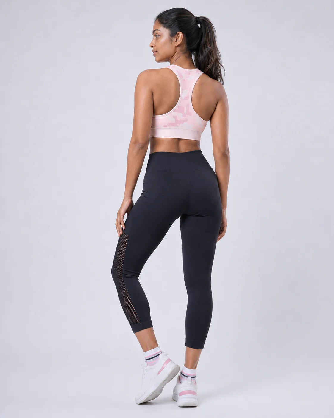 Blush Camo Performance Sports Bra