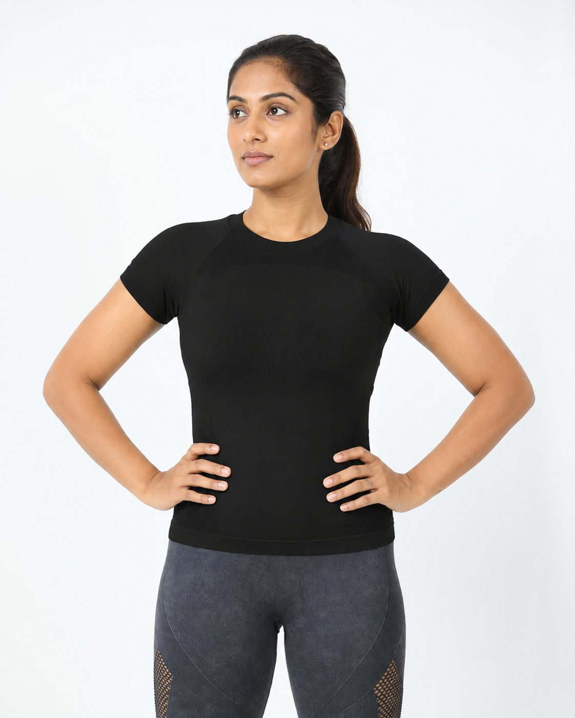 SeamTech ProFit T-Shirt Black - Seamless