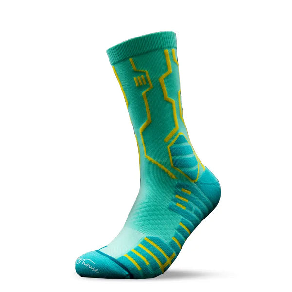 Teal 2025 basketball socks